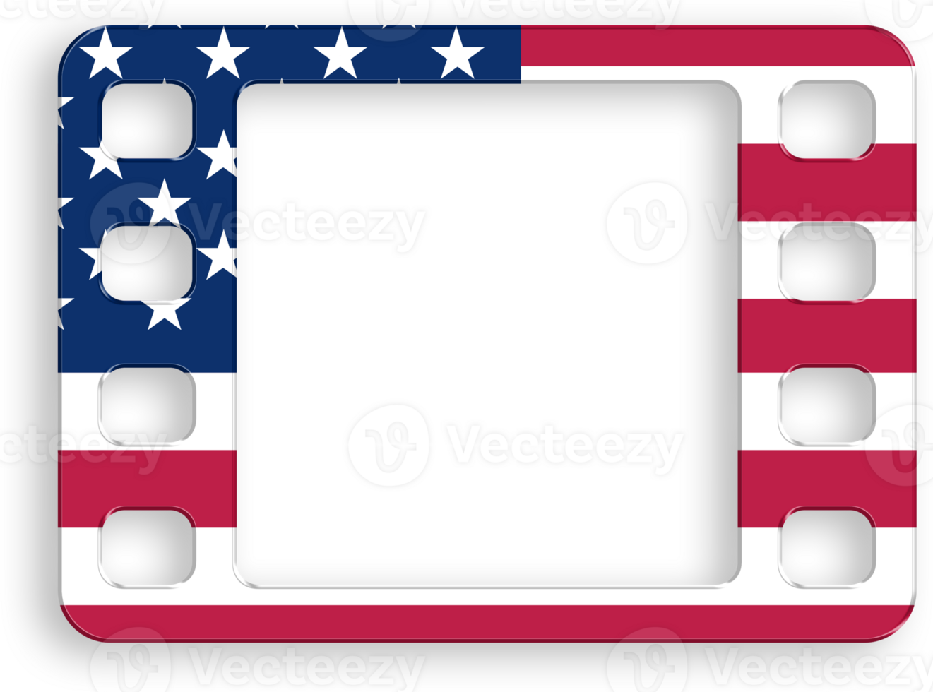 American Flag Movie Icon 4th of July USA Independence Day Veterans Day png
