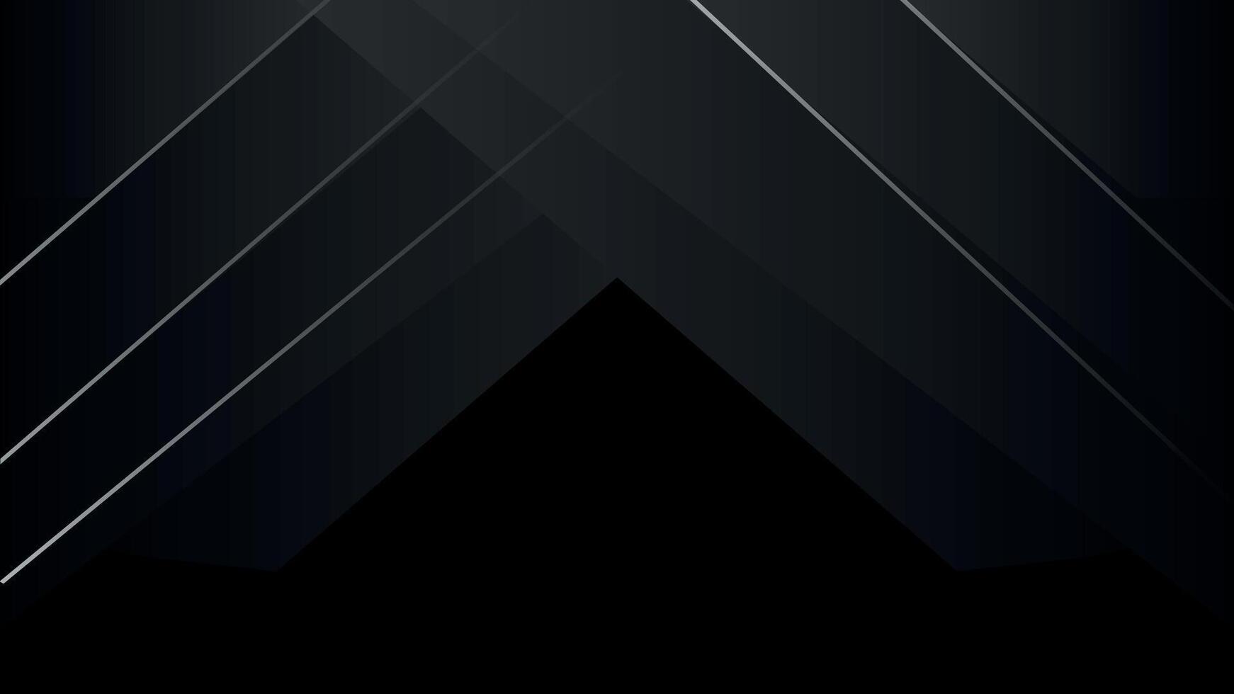Black Gold Geometric Pattern. vector
