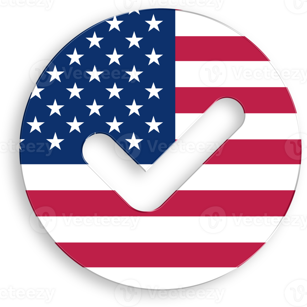 American Flag Success Icon 4th of July USA Independence Day Veterans Day png