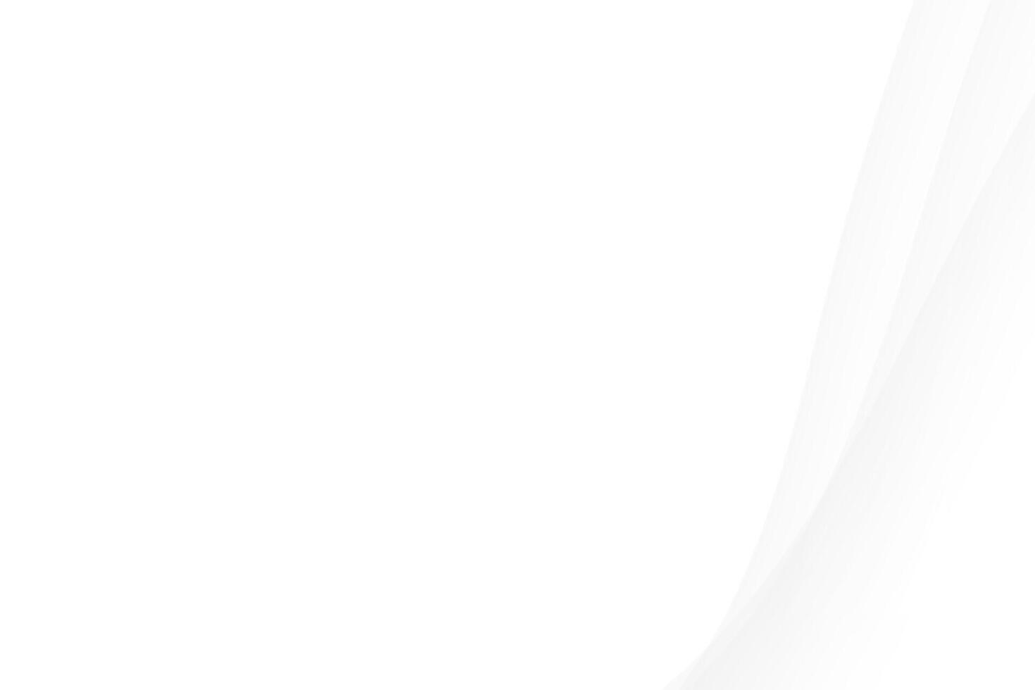 White abstract wave background modern minimal clean elegant vector
