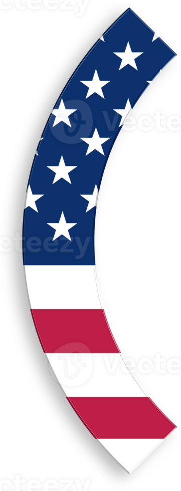 American Flag Left Parenthesis 4th of July USA Independence Day Veterans Day png