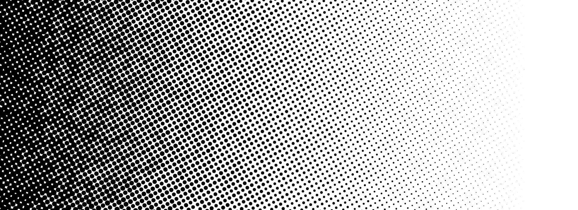 Grunge halftone gradient texture. Black pixelated backdrop. Weathered grit noise background. Damaged glitched print overlay. Fading gritty sand wallpaper. Merged texture template surface vector