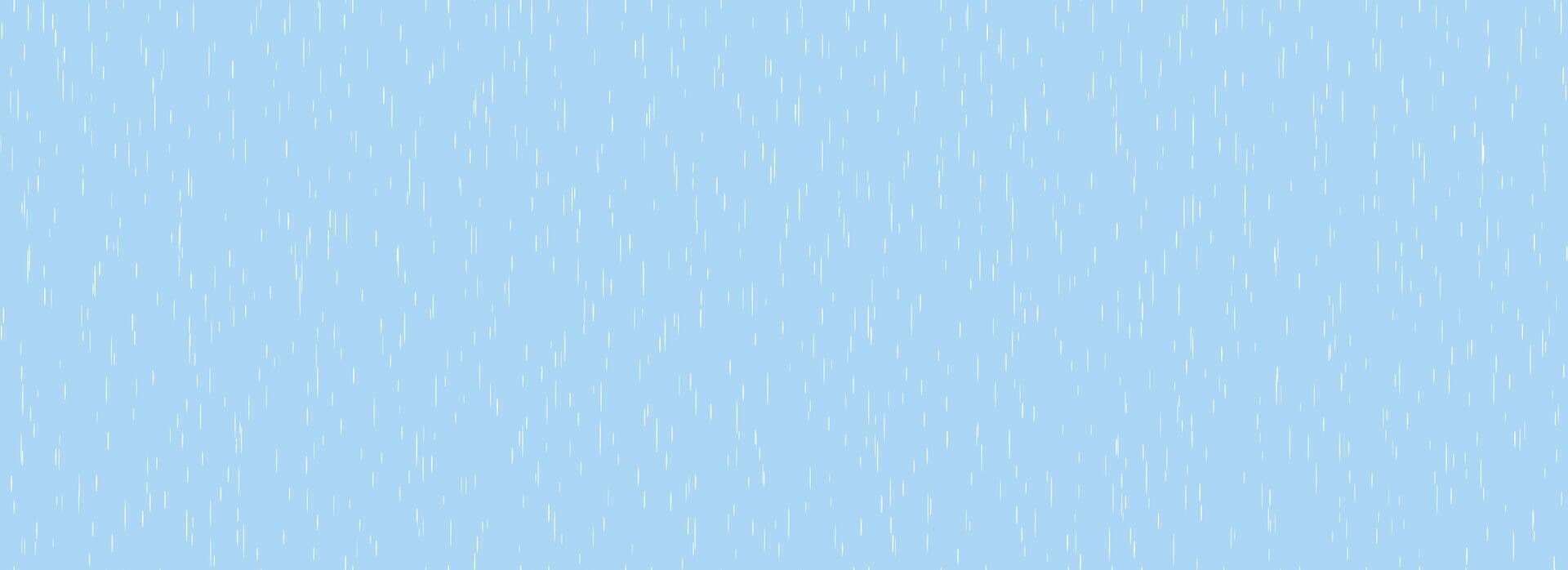 Falling rain seamless pattern. Repeating pouring rain texture. Repeated water drops background. Vertical downpour wallpaper. Sleet, hail or snow precipitation concept. Bad weather backdrop. vector