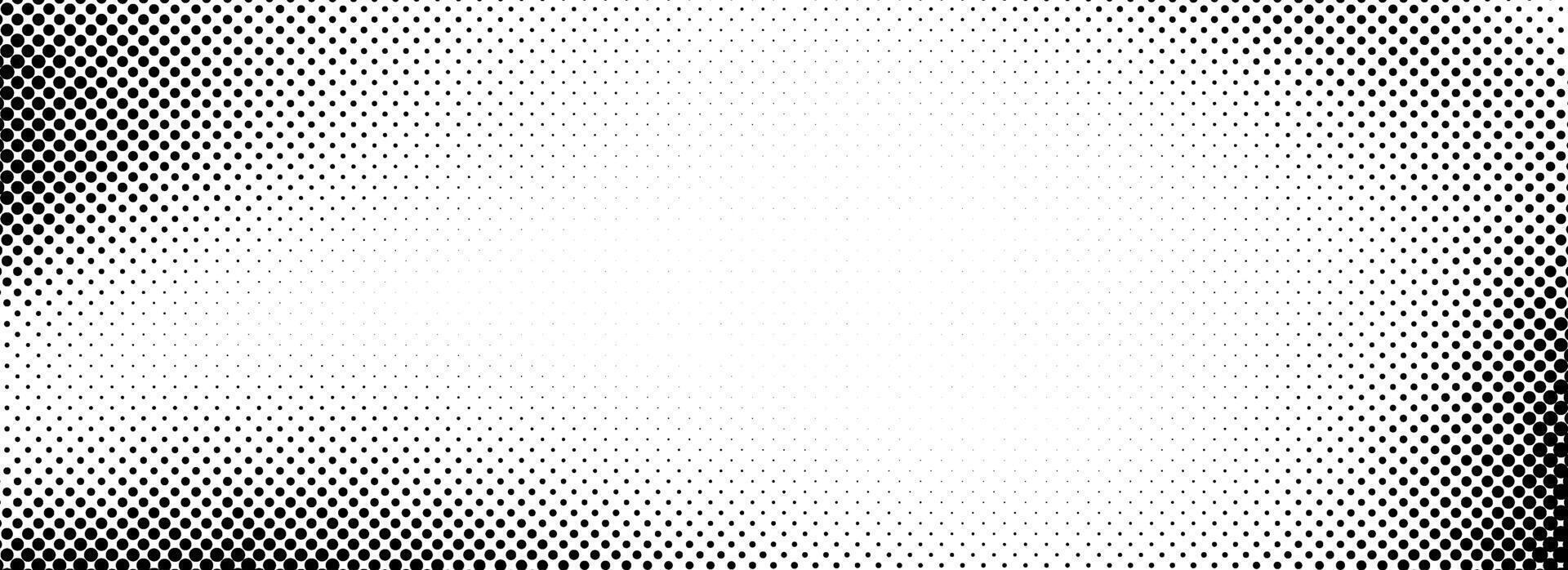 Grunge damaged halftone gradient texture. Vanish weathered grit noise background. Fading gritty sand wallpaper. Retro pixelated backdrop. Anime or manga style comic overlay vector