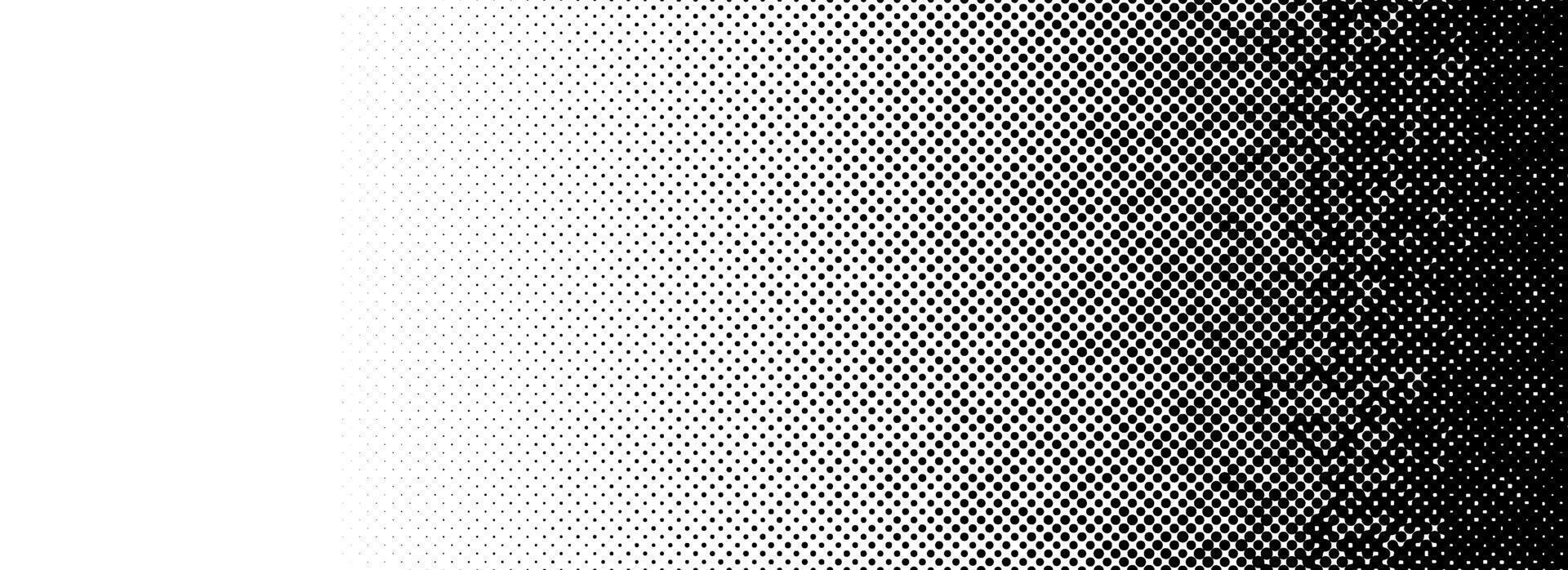 Grunge halftone gradient texture. Black pixelated backdrop. Weathered grit noise background. Fading gritty sand wallpaper. Damaged glitched print overlay. merged texture template surface vector