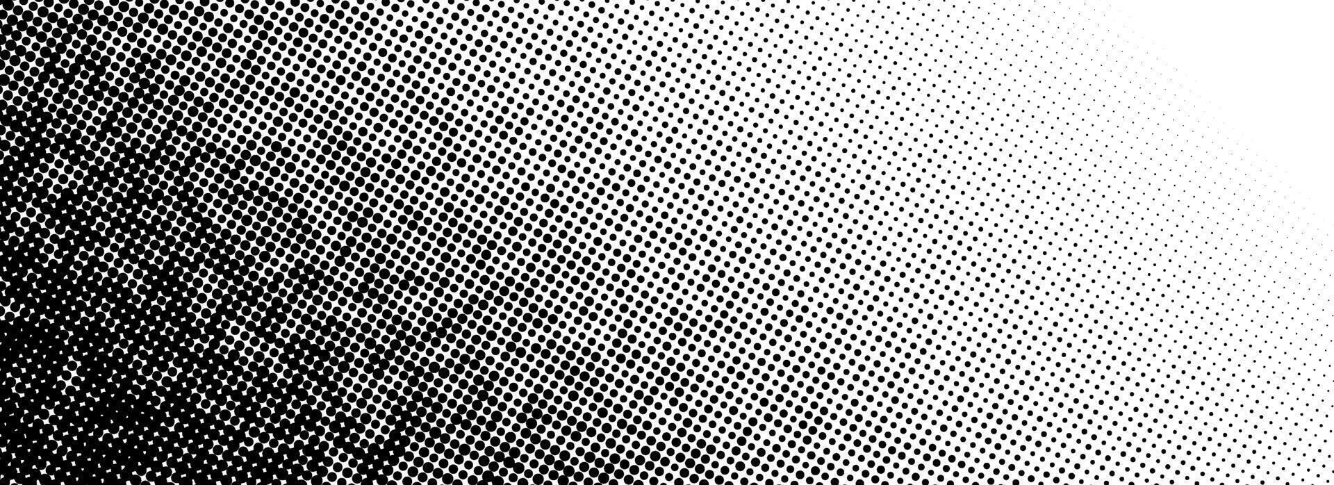 Grunge halftone gradient texture. Black pixelated corner backdrop. Weathered grit noise background. Damaged glitched print overlay. Fade gritty sand wallpaper. Smudged texture template surface vector