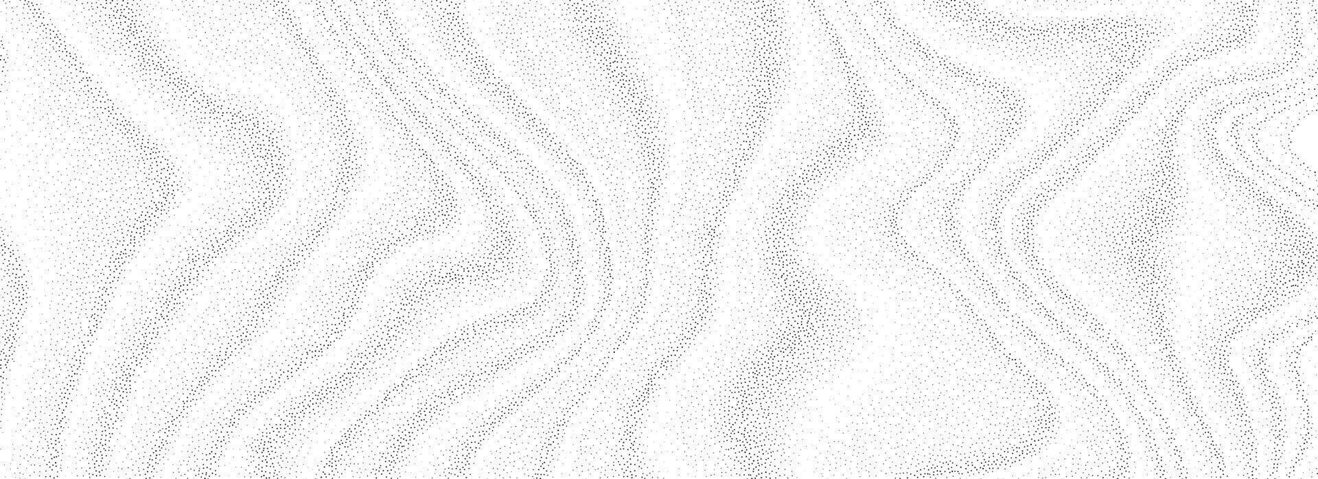 Stippled liquid sandy background. Dotted fluid flowing wavy texture. Abstract smoke particles overlay. Grunge grainy noisy gradient backdrop for banner, poster, brochure. Speckles and granules vector