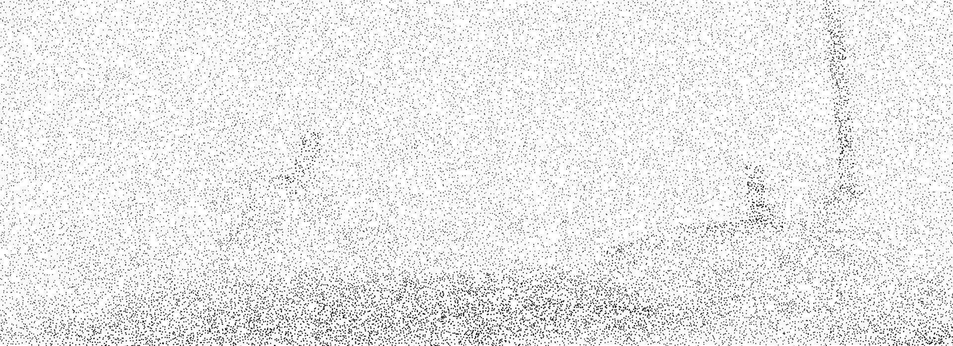 Abstract sand grain texture. Stippled grit noise background. Grunge dotted dirt backdrop. Distressed dust particles overlay. Grange dots, speckles and granules print wallpaper. Dot work texture vector