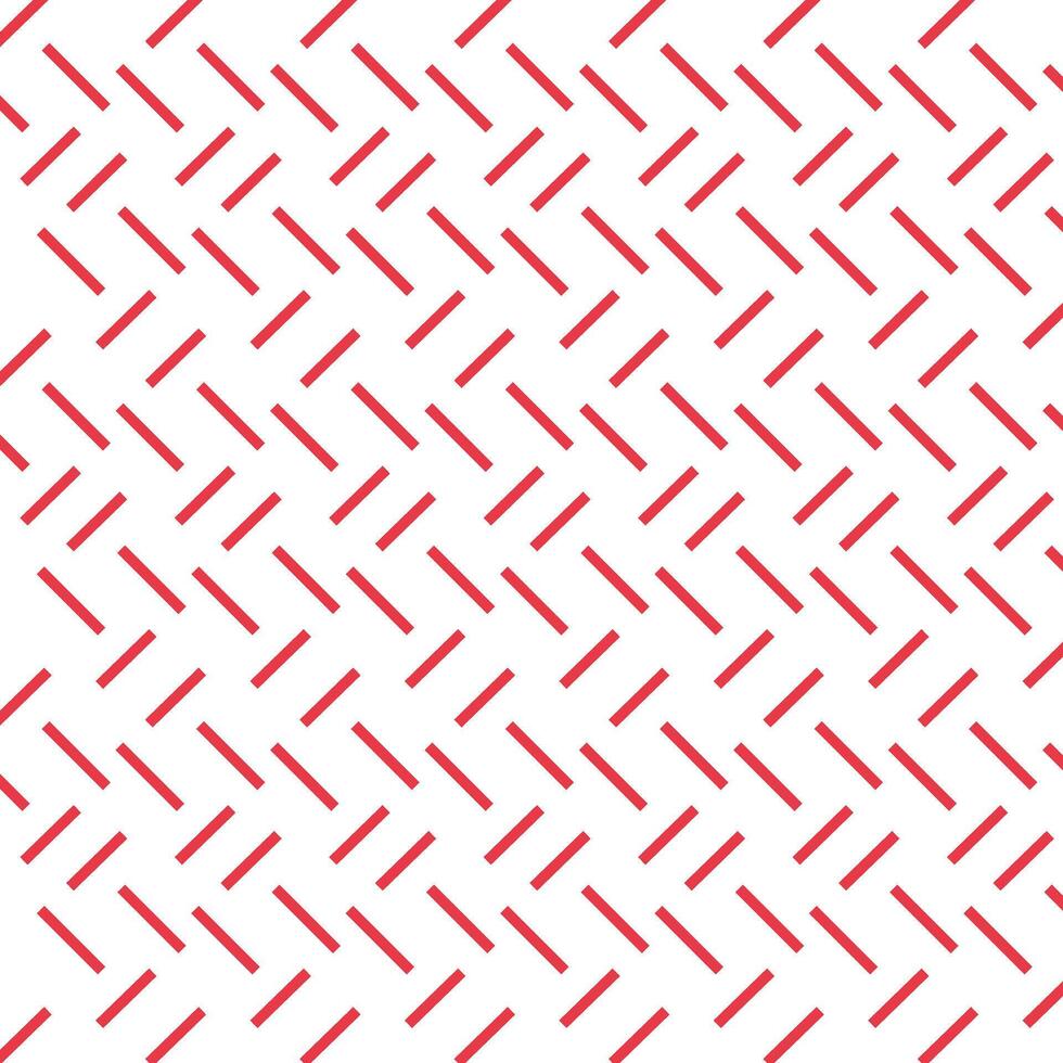 A red and white pattern with diagonal lines vector