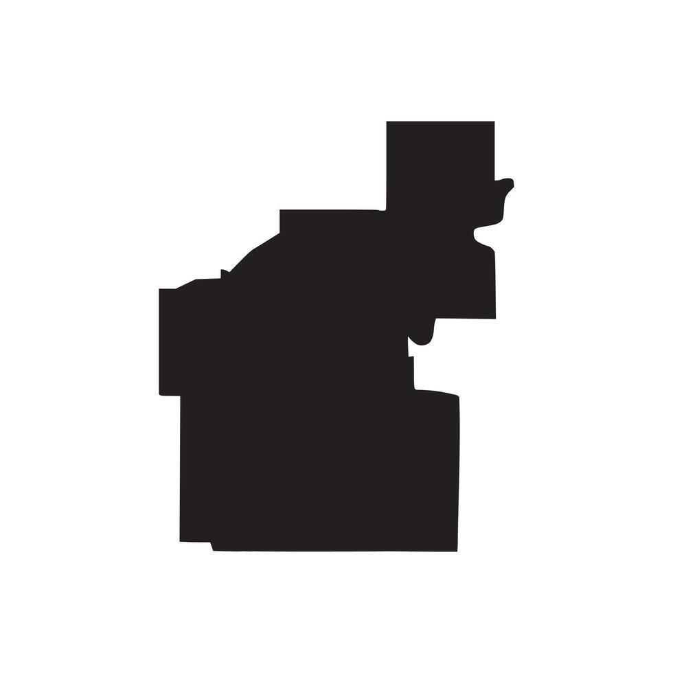 Edmonton City map stock image. vector