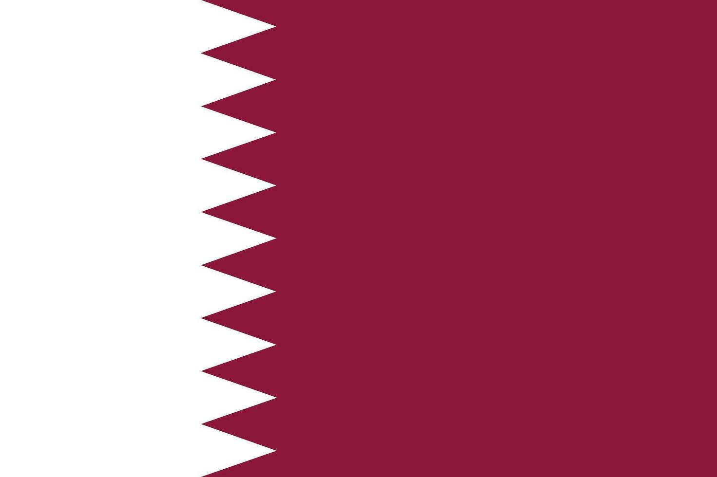 Qatar National Flag stock image. vector