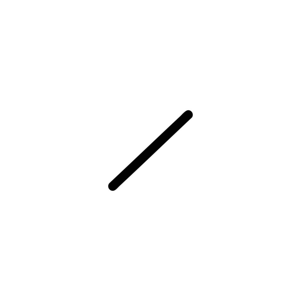 Linear Easing Animation Path Icon vector