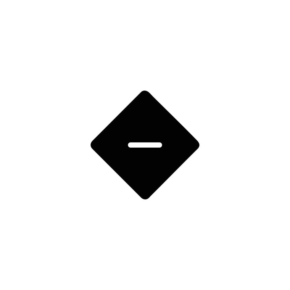 Solid Medium Priority Level Icon vector