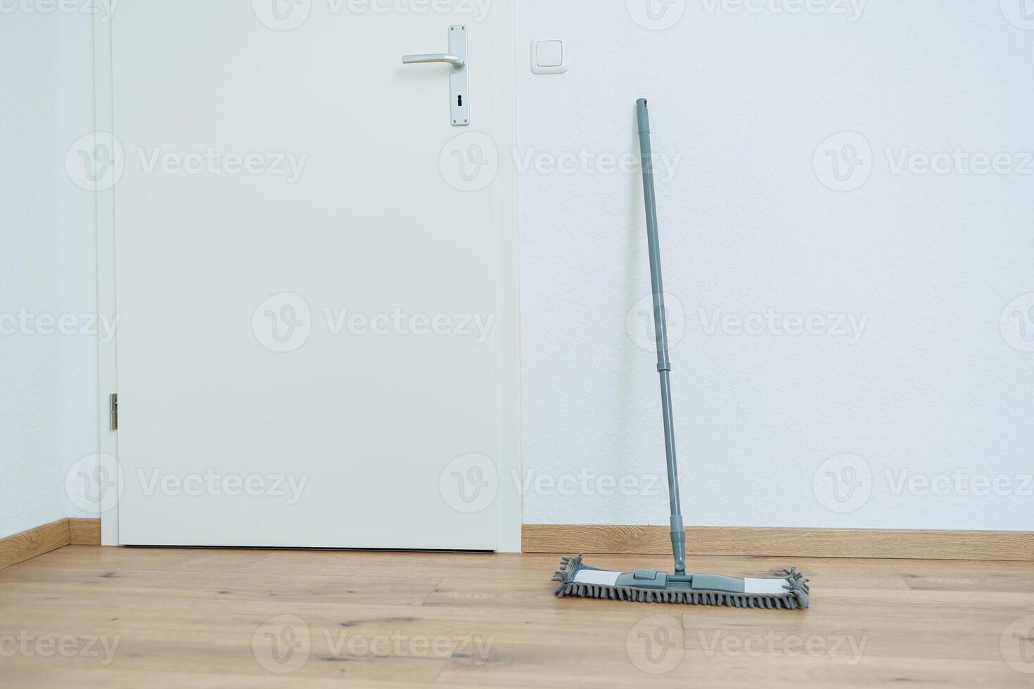 A Minimalist Cleaning Tool Perfectly Integrated into a Modern Interior Design Setting photo