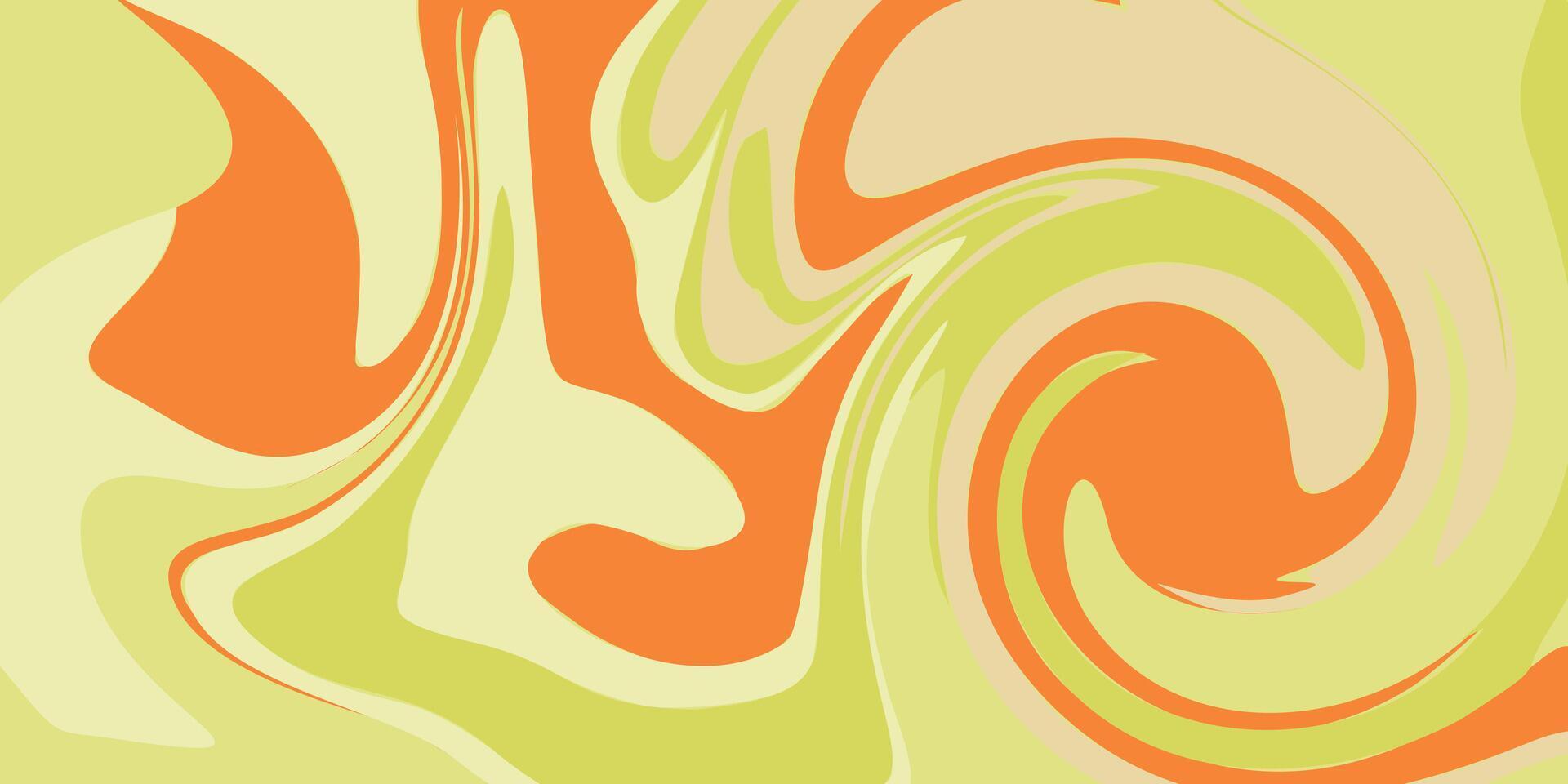 Green and orange abstract background. Template design for banner, poster, social media. vector