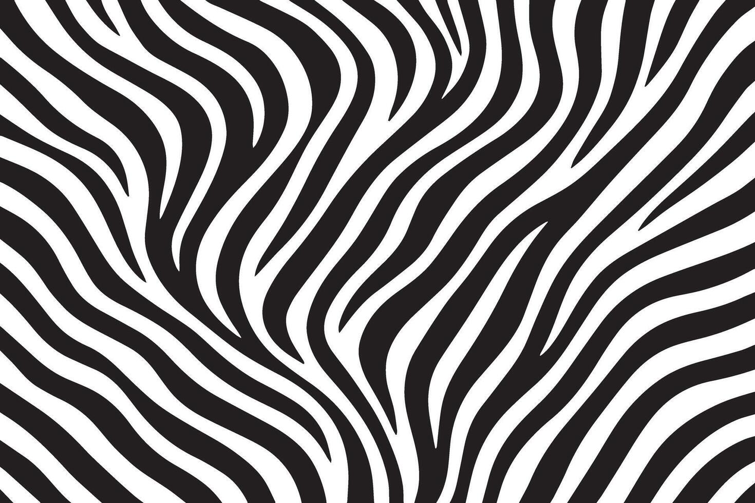 black and white zebra stripes vector