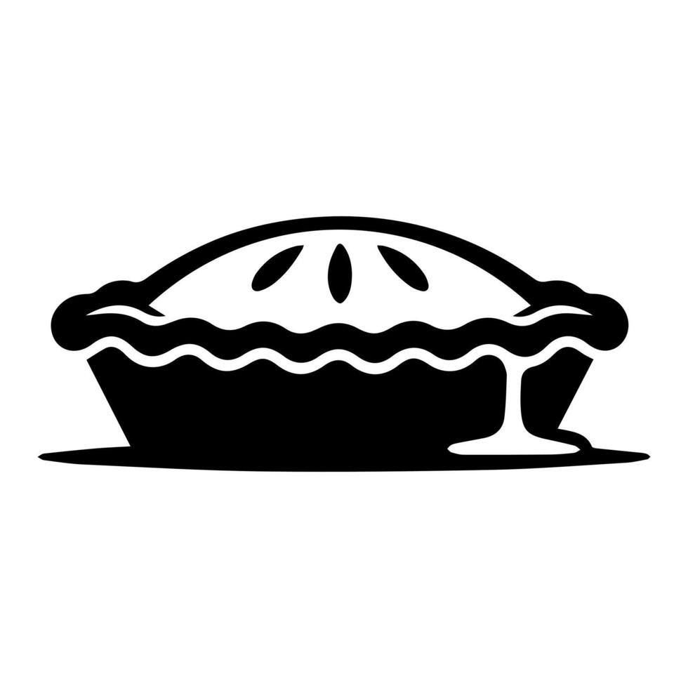 Pie icon illustration vector