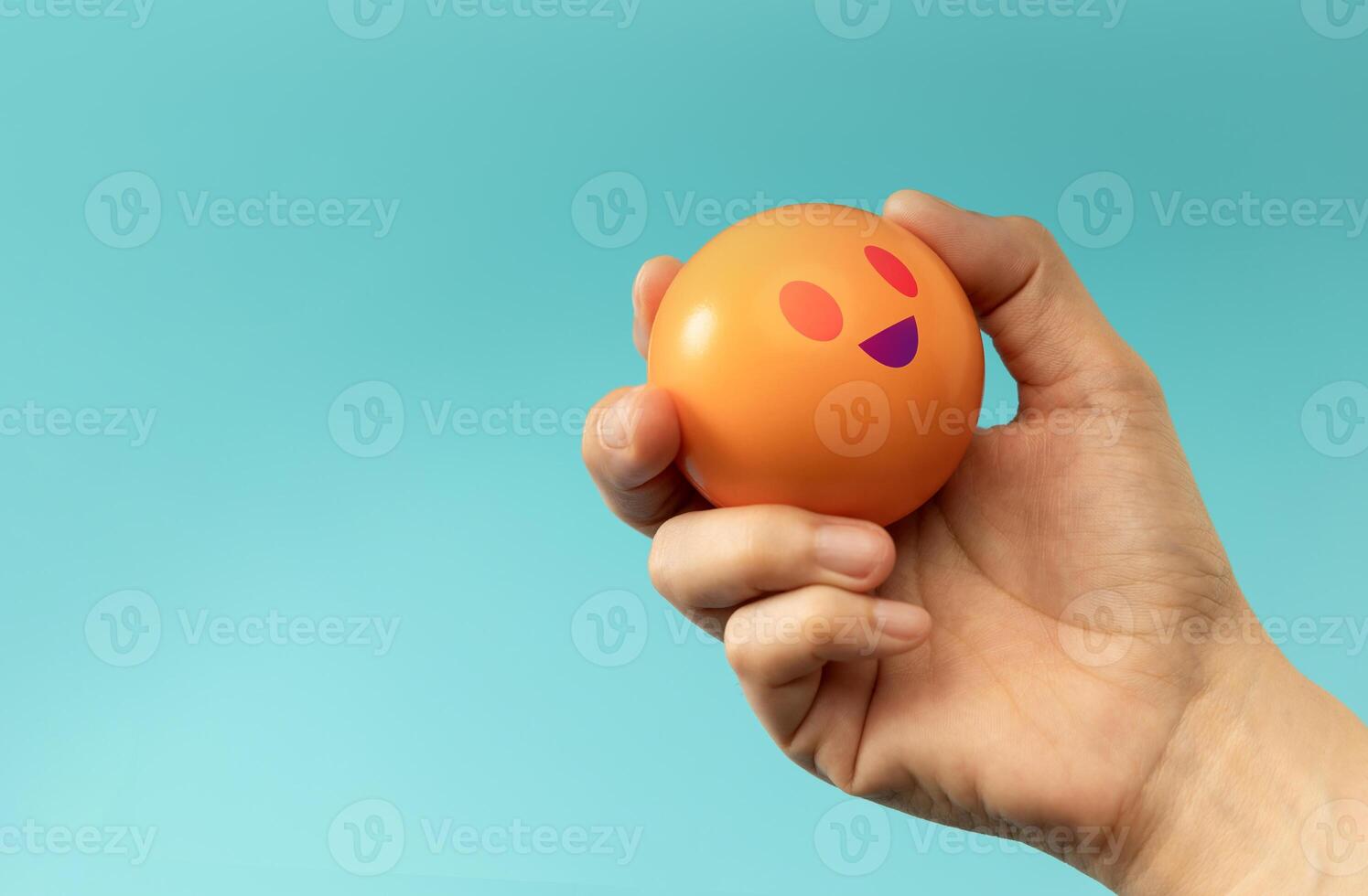 Stress ball used for emotional control and mental health practice, helping reduce tension and improve mood. photo