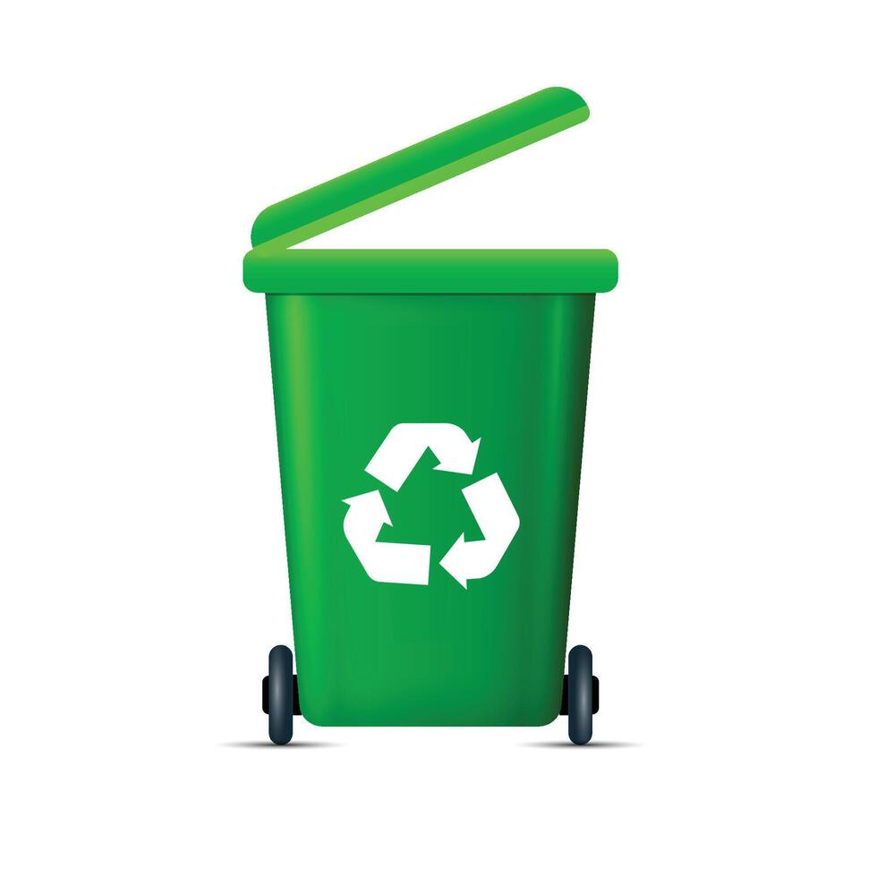 A recycling box symbolizing eco-friendly practices and sustainability vector