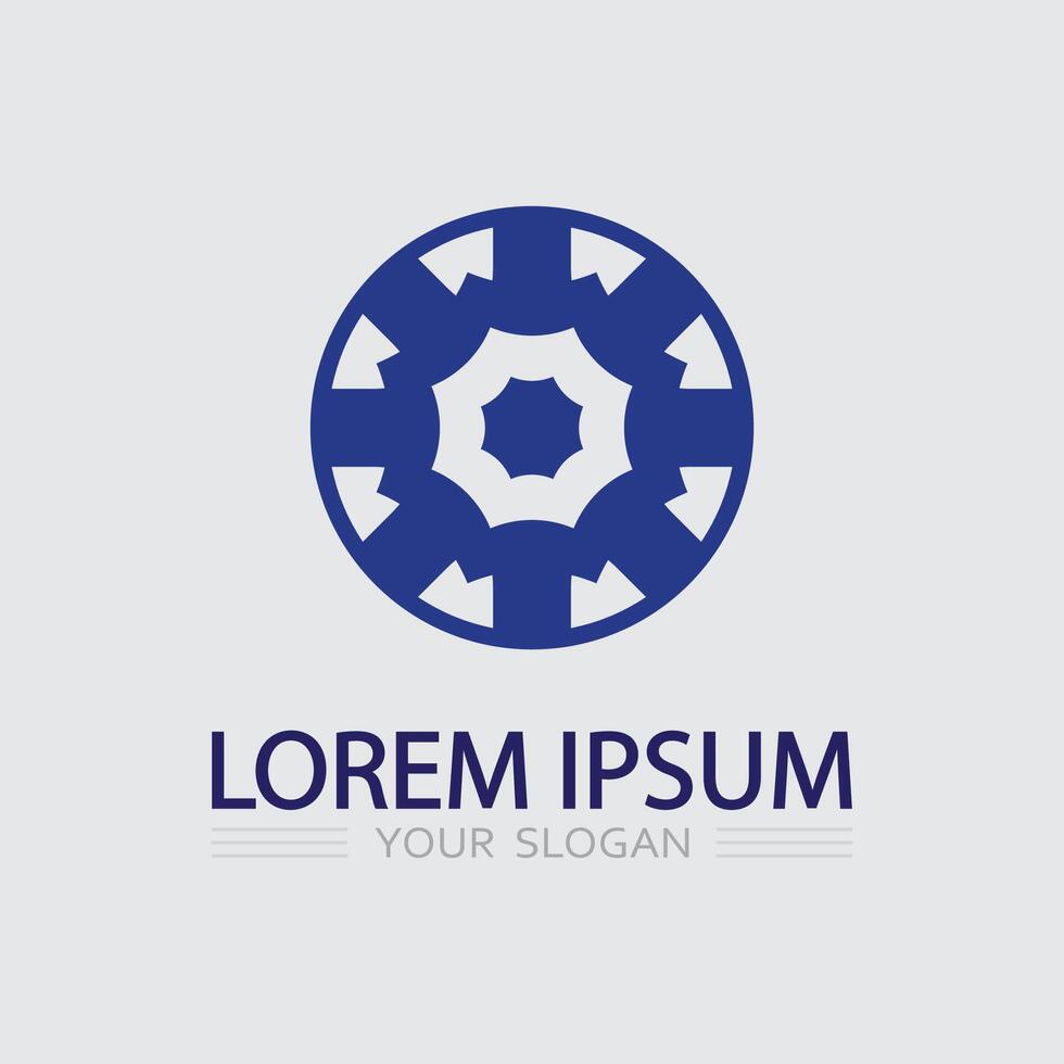 O logo Business icon and logo design graphic vector