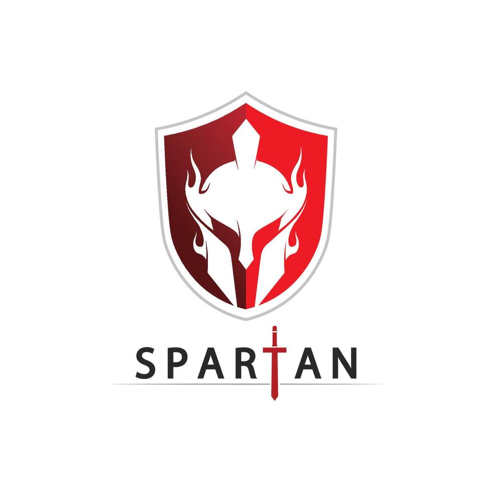 Knight in Armor Logo Design for Medieval Heroic Warrior Battle Concept vector