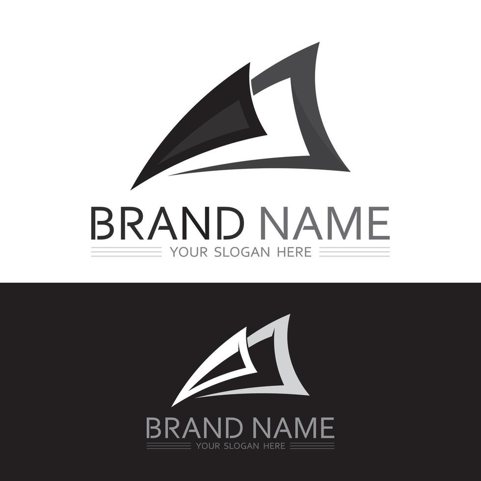 Business Structure Logo Design with Line Art for Office and Professional Brand vector