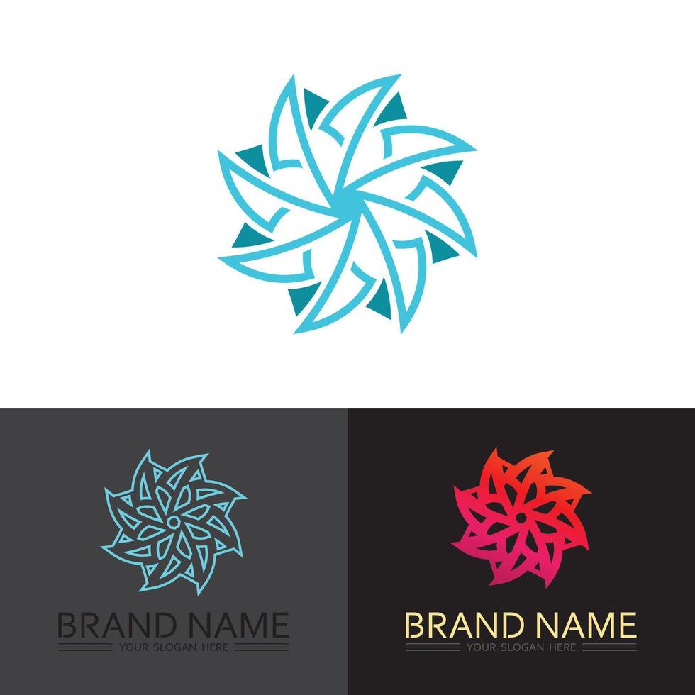 Elegant Corporate Branding Logo Design for Professional Business Presentation Template vector