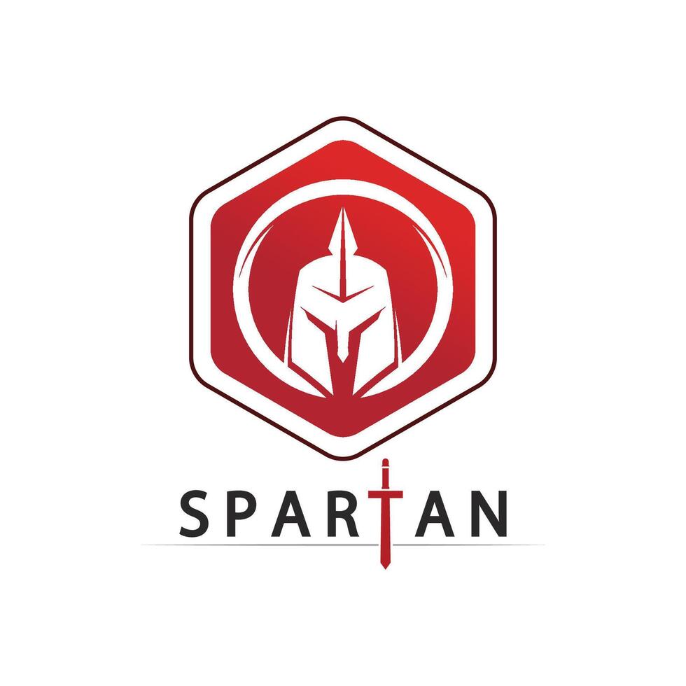 Gladiator Character Logo in Battle Pose with Roman Armor and Shield Icon vector