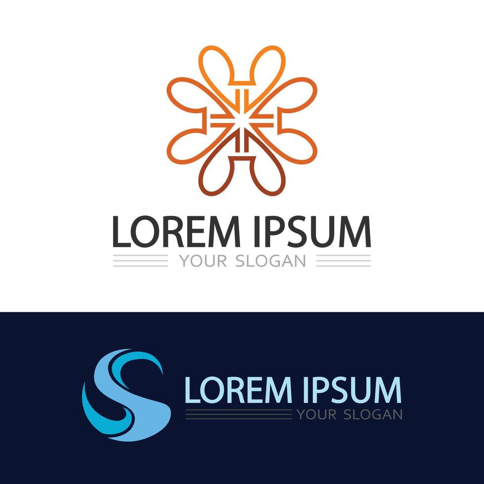 Business consulting logo concept with modern style and professional graphic vector