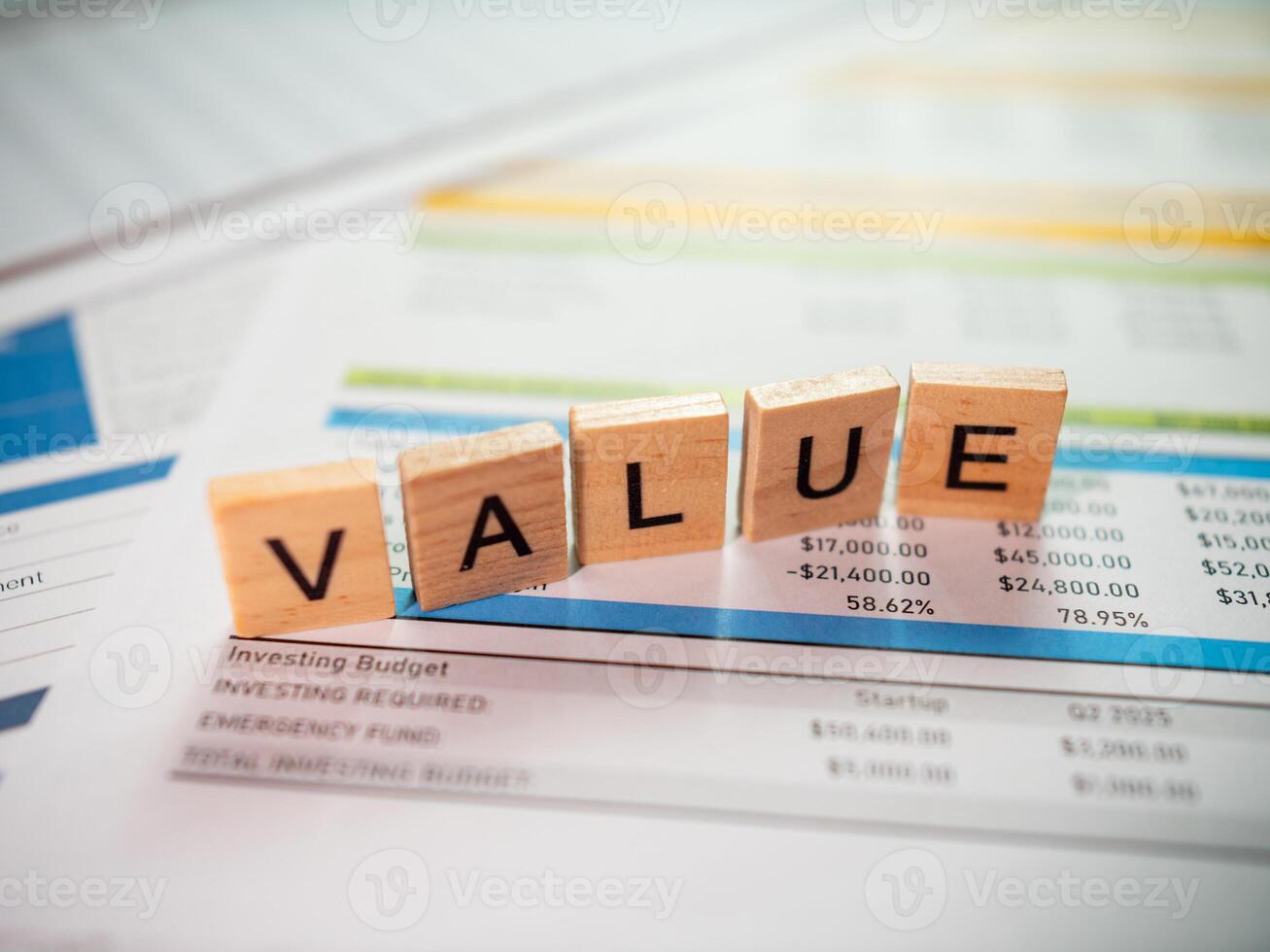 Business value assessment financial insights for office environment strategy photo