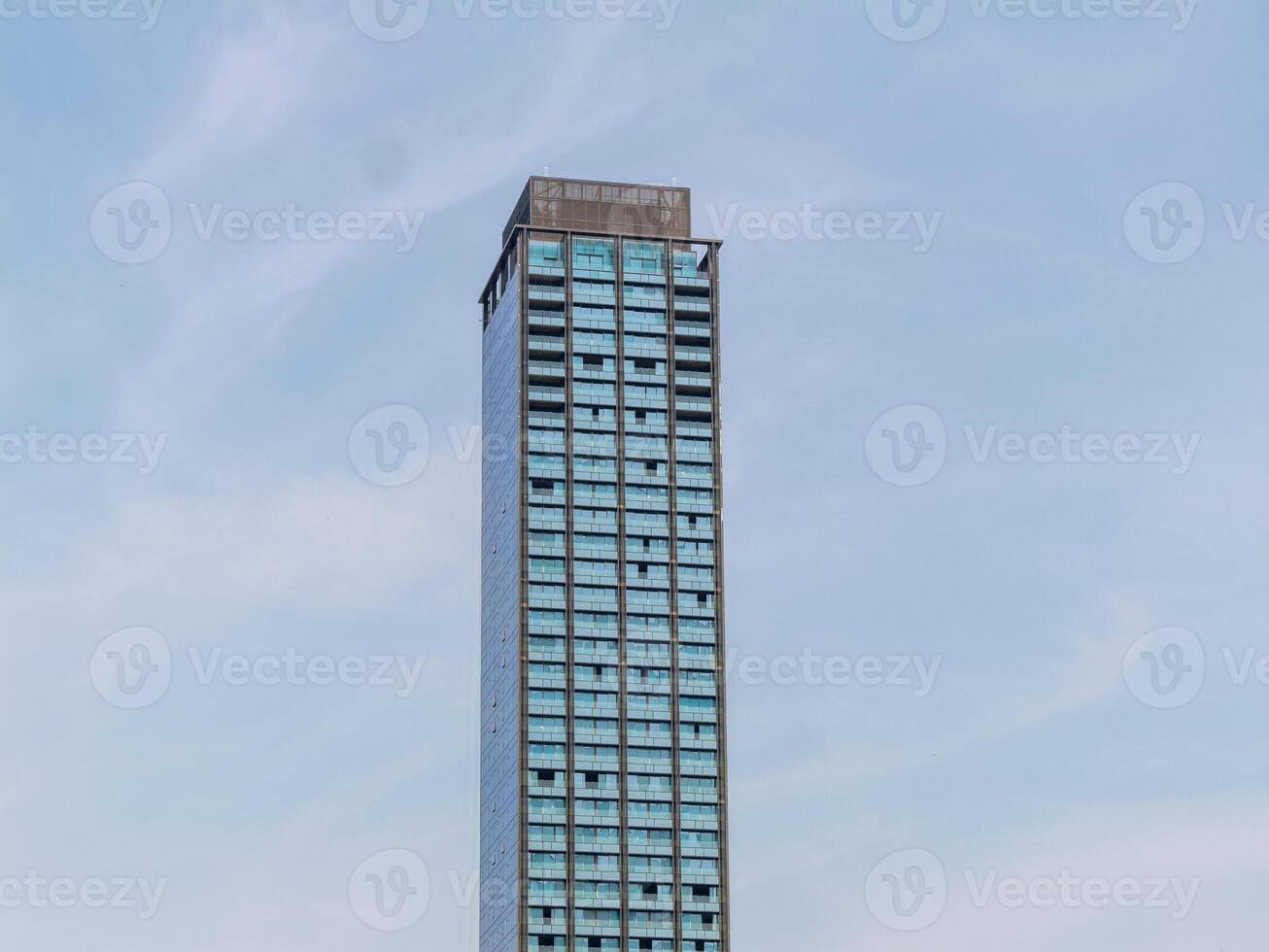 Modern skyscraper design urban cityscape architectural daytime aerial view contemporary style photo