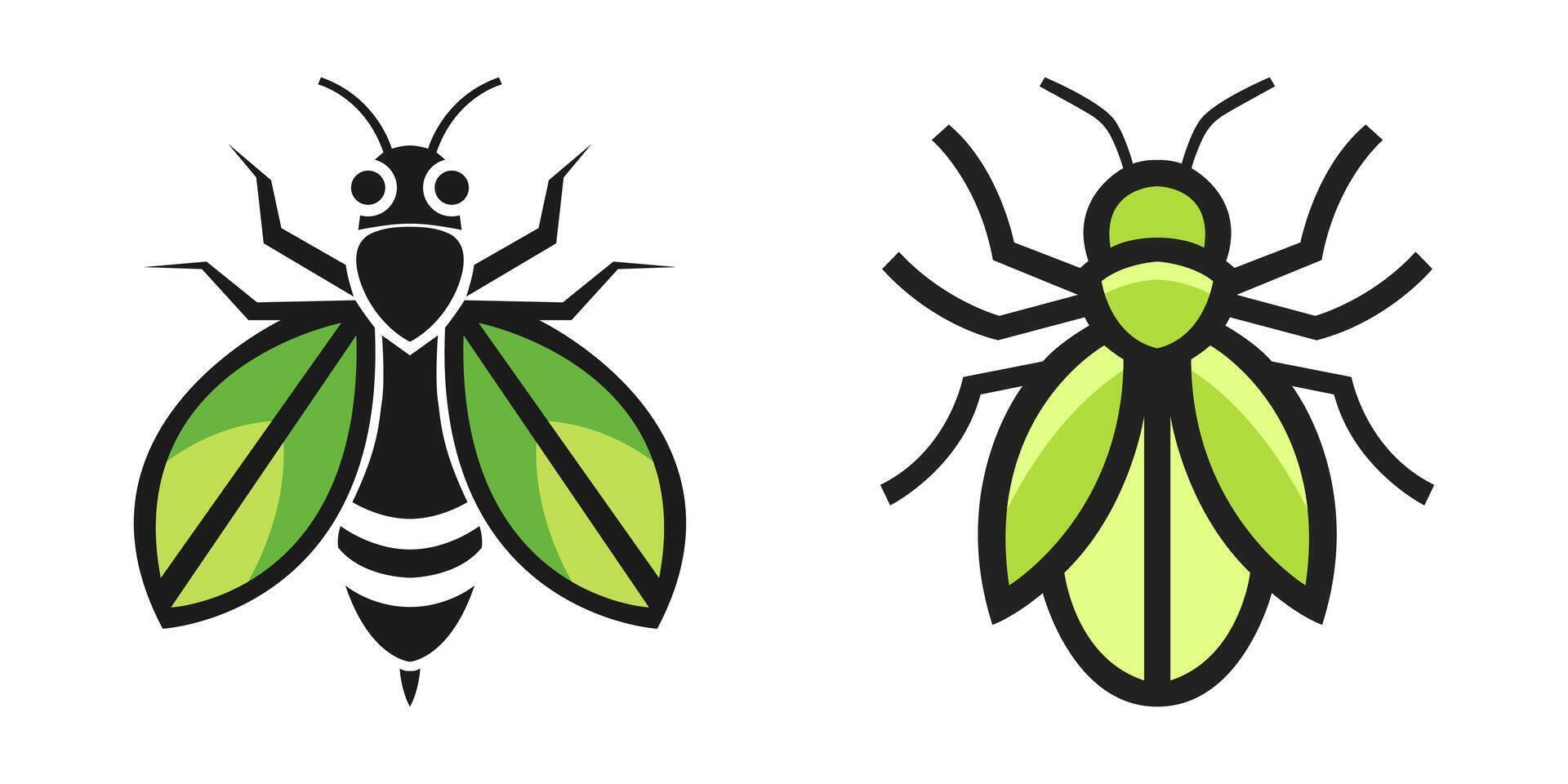 art of insects with wings vector