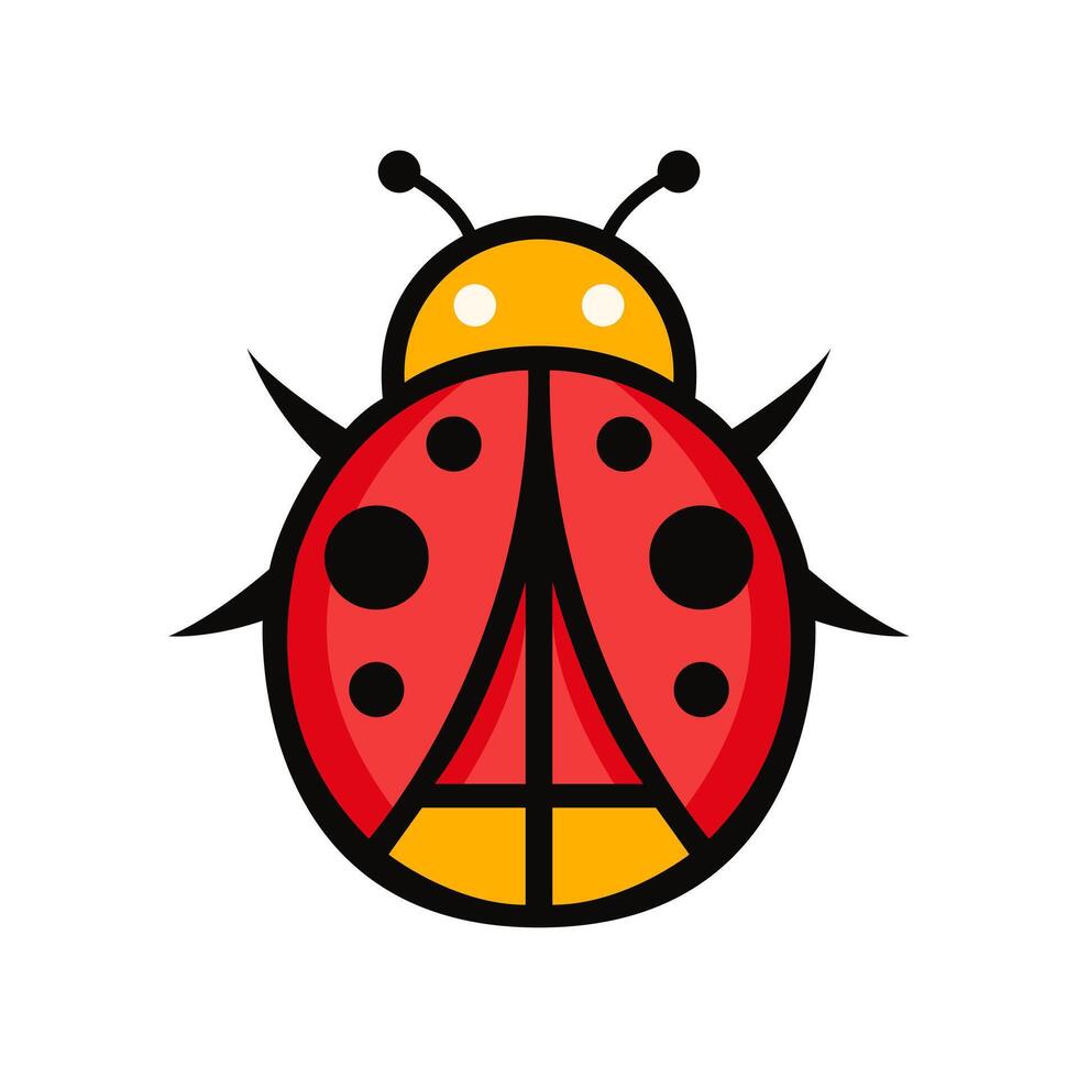 illustration of a ladybug vector