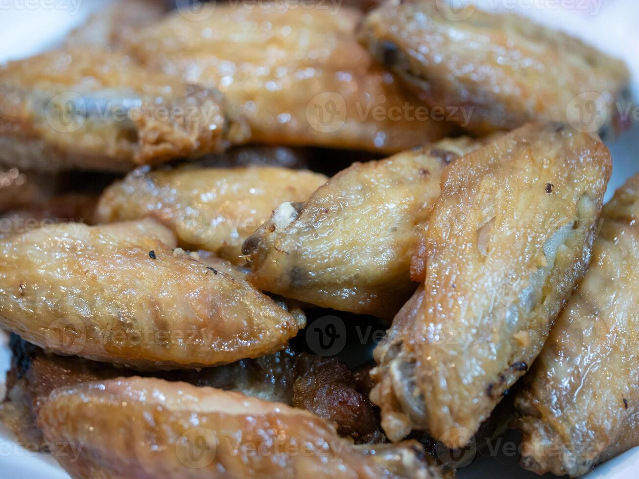 Crispy chicken wings recipe kitchen food photography home cooking close-up deliciousness photo