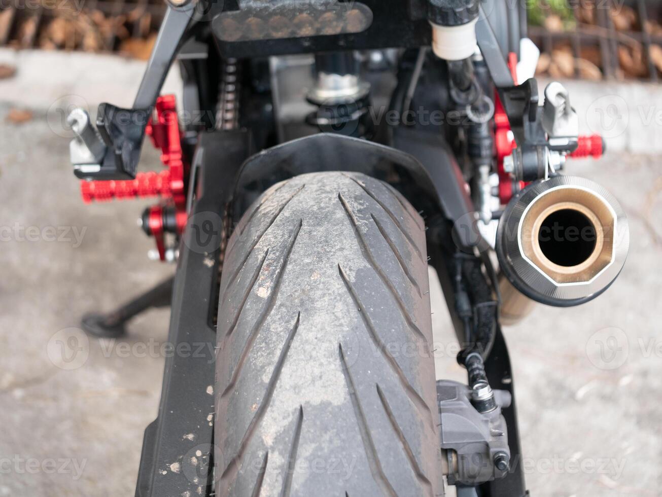 Riding adventure motorcycle view urban street action shot outdoor environment perspective concept for enthusiasts photo