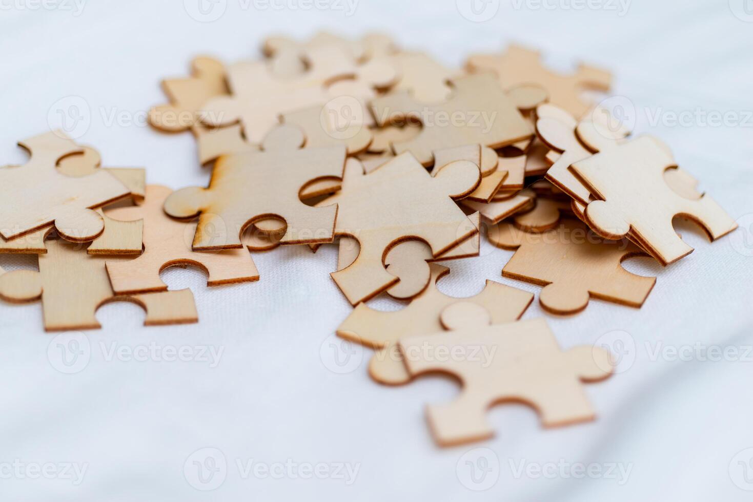 Creative puzzle solutions home workspace visual content minimalist environment strategic viewpoint business innovation photo