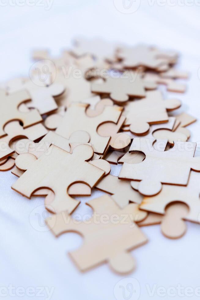 Creative business strategy workshop puzzle solving for team building conference room hands-on session collaborative environment problem-solving concept photo