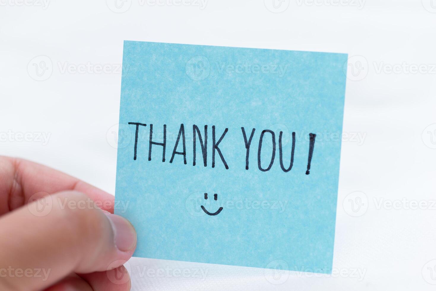 Business gratitude note personal touch thank you calm setting handheld perspective expressing appreciation for collaborations photo
