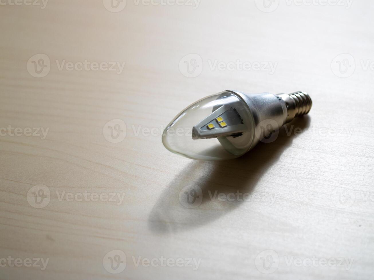 Home office led bulb placement innovative modern design indoor photography close-up photo