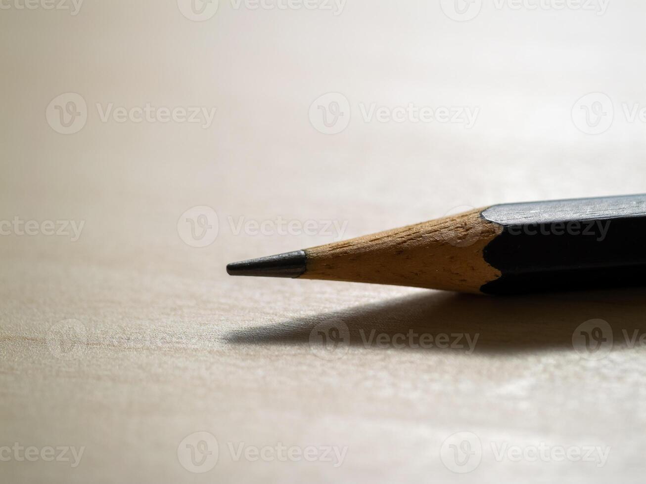 Sketching ideas a close-up of a pencil on smooth surface for creative inspiration photo