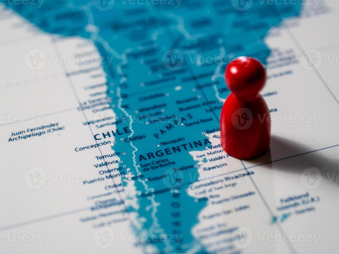 Argentina's urban environment a travel guide to south america's geographic map photo