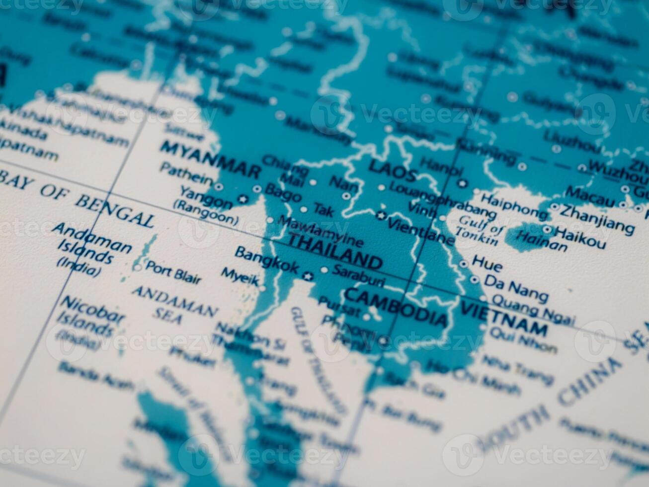 Exploring southeast asia travel map geographic insights nature detailed view adventure photo