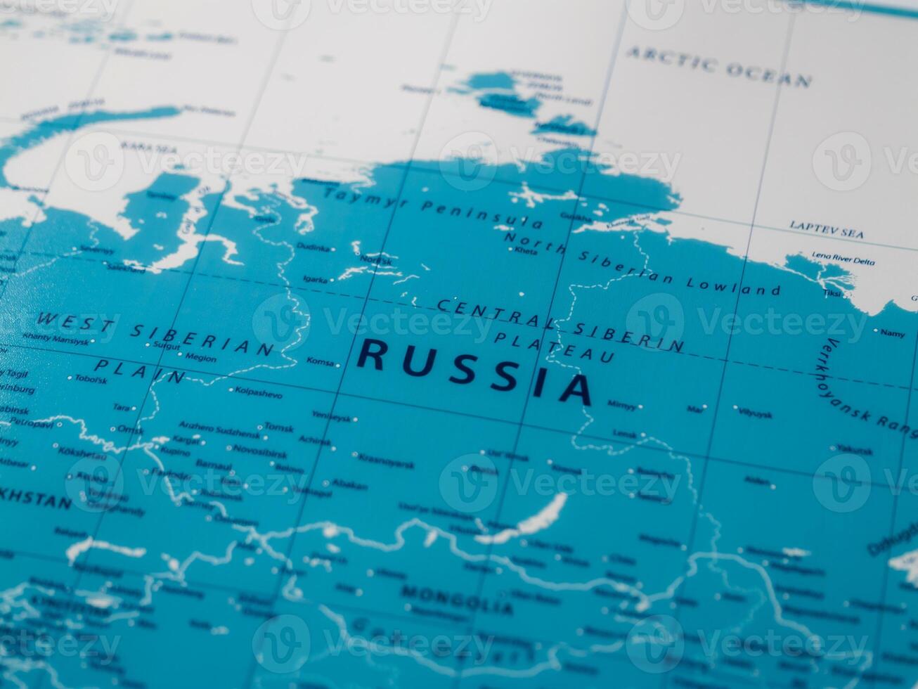 Cartographic insights an educational overview of russia's geographic features photo