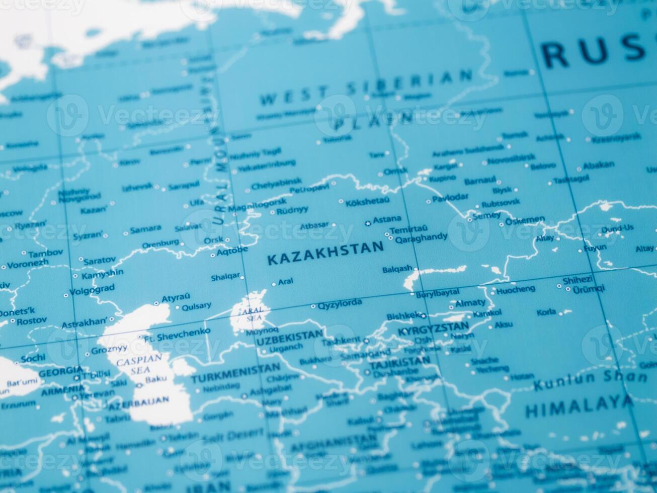 Exploring kazakhstan on the map geography travel insights and culture overview photo
