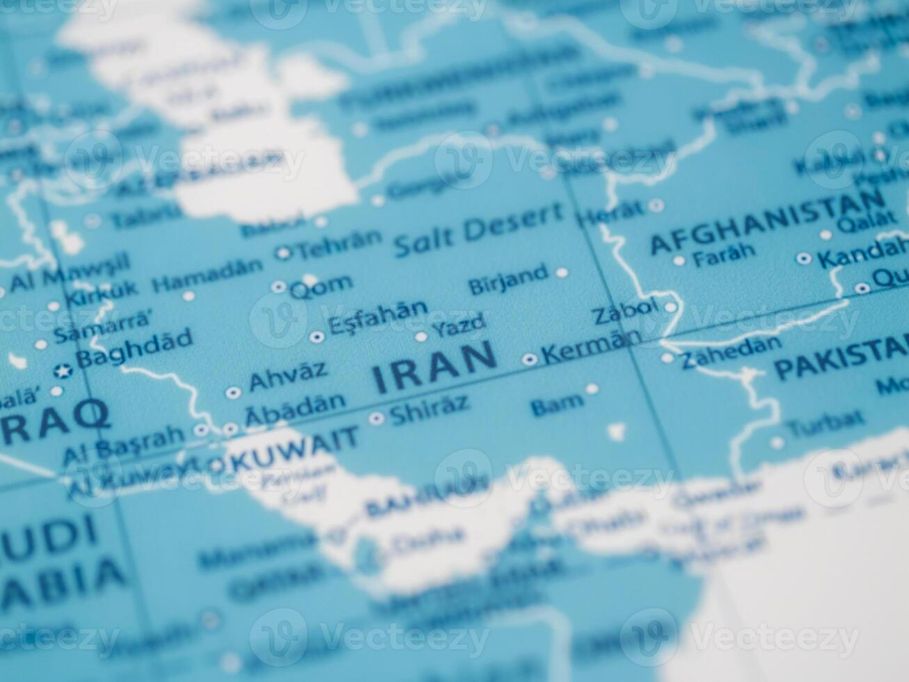 Iran's geographical landscape a detailed aerial map overview for travelers photo