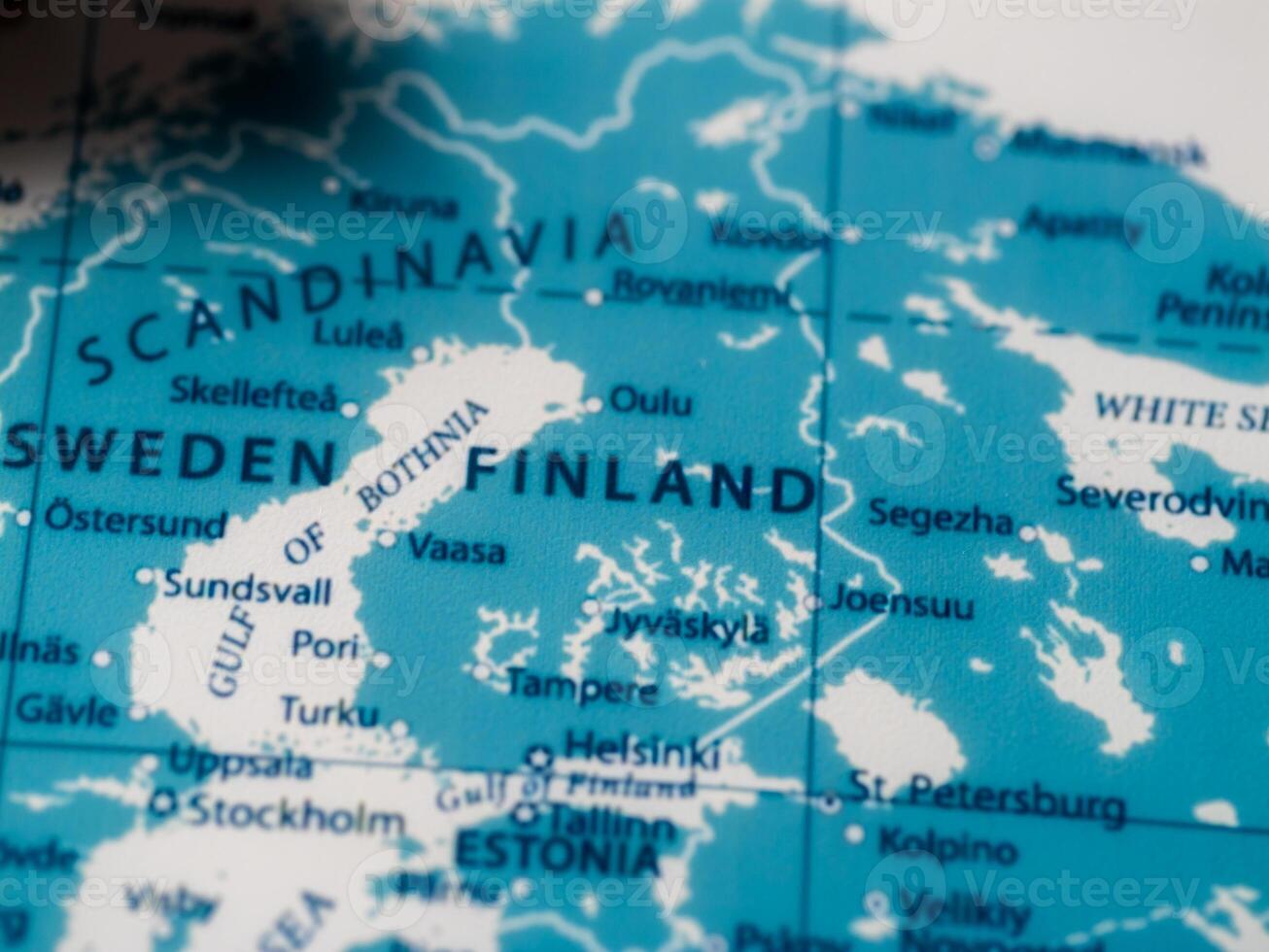 Aerial perspectives of finland unique geography and nordic region cartography insights photo