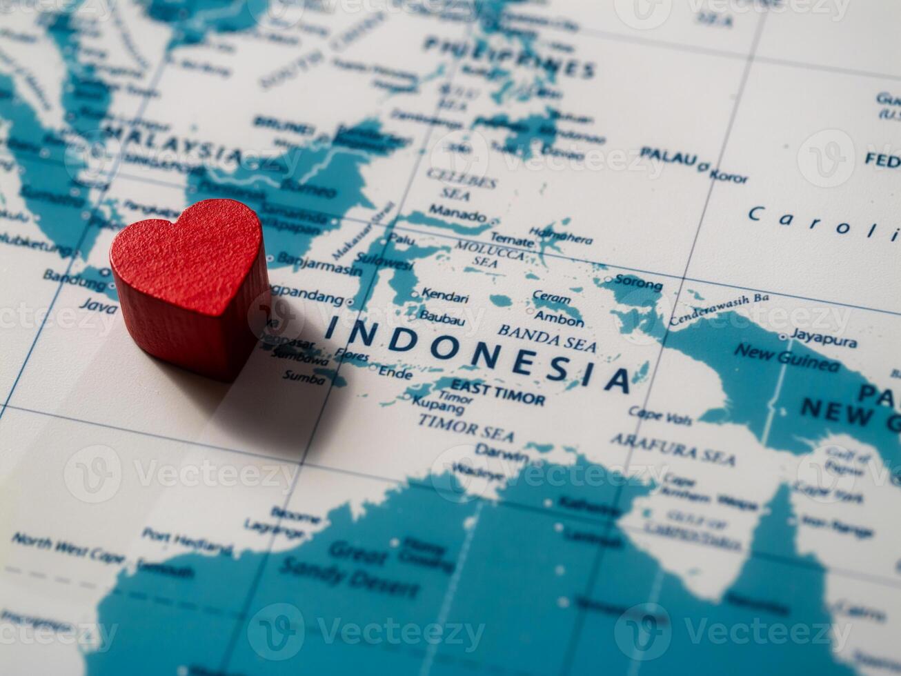 Indonesia's heart map exploring travel insights and cultural nature overview photo