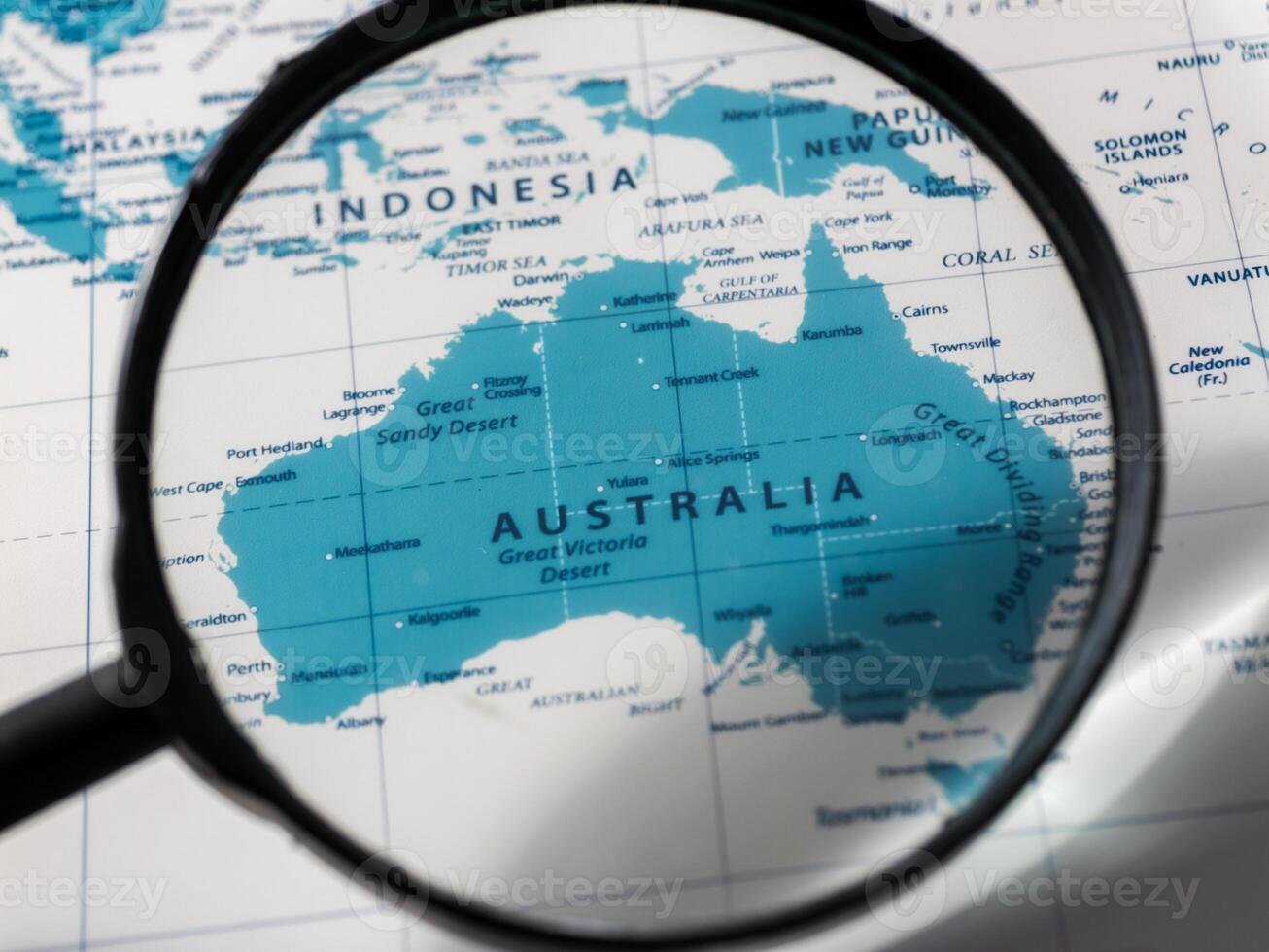 Exploring australia's magnified map unique travel insights and nature perspectives photo