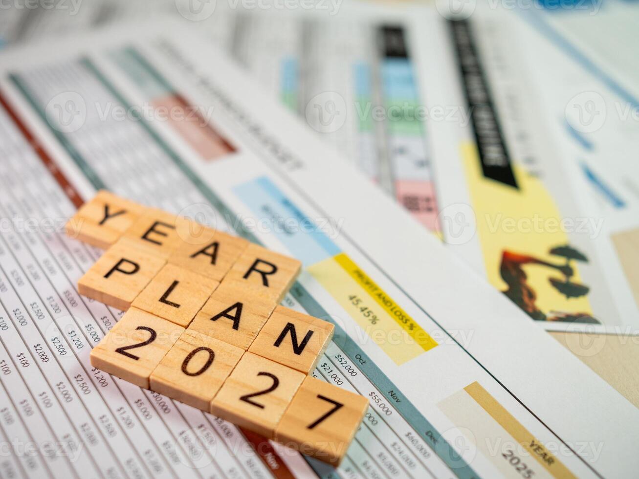 Strategic business planning for 2027 analyzing data trends and growth opportunities photo