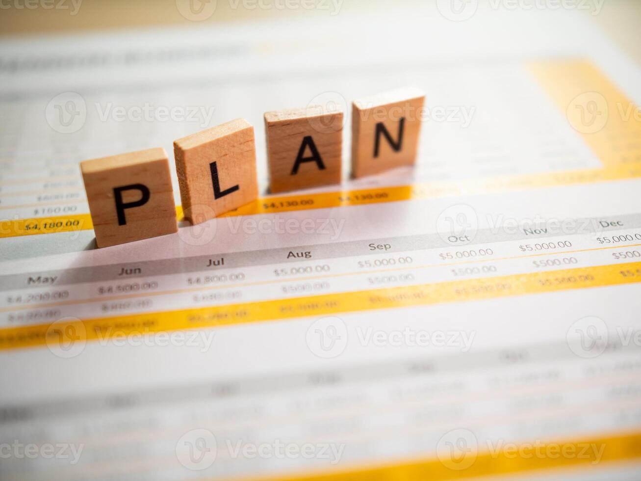 Office document review business planning strategies in a professional environment photo